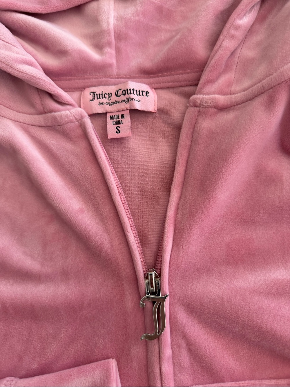 Juicy Couture OG Luxe Pink Velour Rhinestone Logo Tracksuit Set - Picture 8 of 12